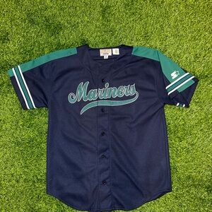 Vintage mlb Seattle mariners Ken Griffey jr starter jersey size medium